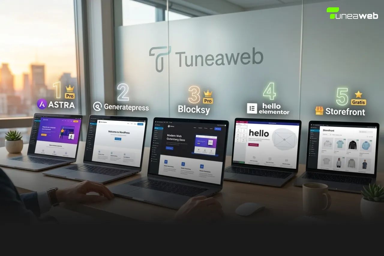 Los 5 mejores temas para wordpress recomendados
